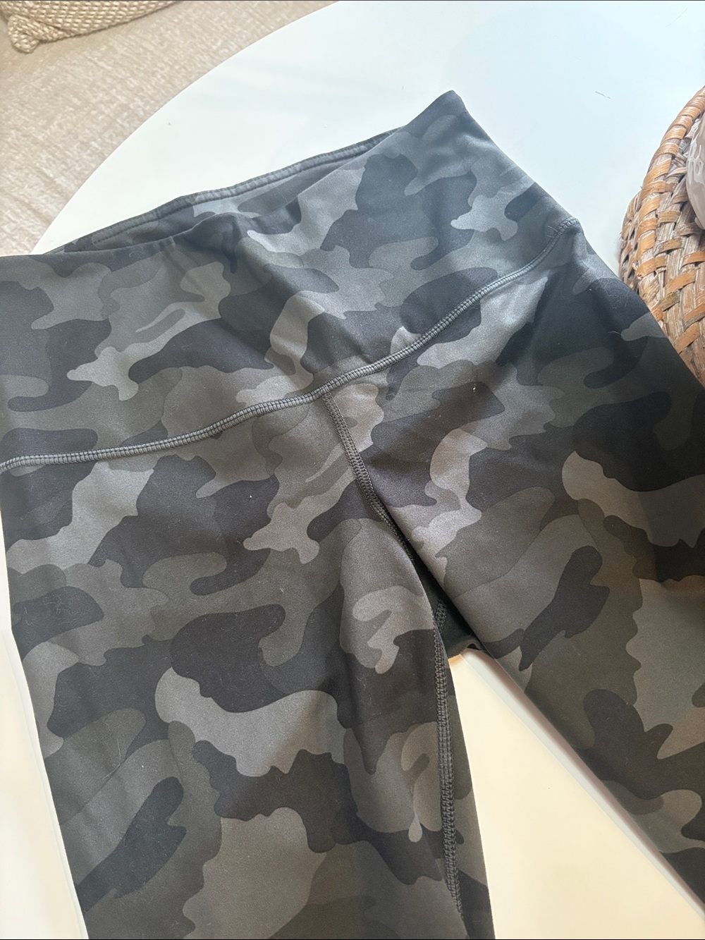 Yogalicious Kids Camo Leggings - Black & Gray